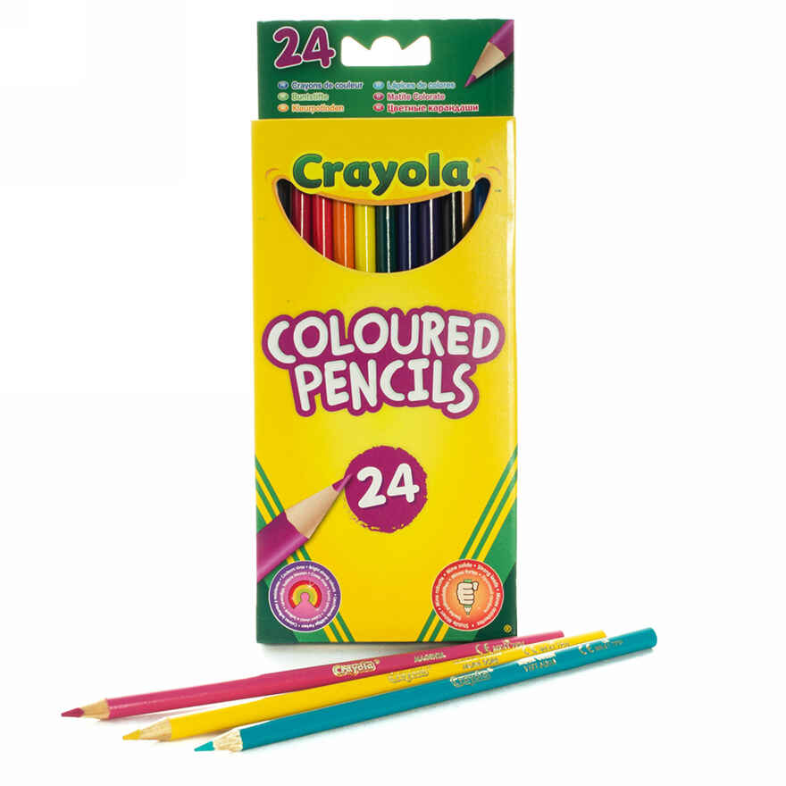 Набор из 24 цв. карандашей, производитель Crayola, ISBN 501-0-06503-624-6, № 2