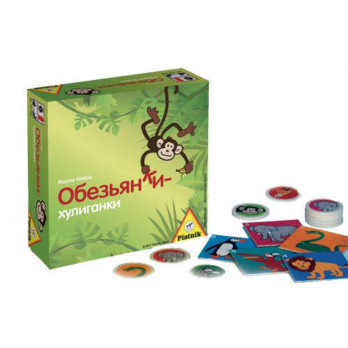 Piatnik Обезьянки-хулиганки, арт. 737794, производитель Piatnik (Пятник), ISBN 900-1-89073-779-4, № 1