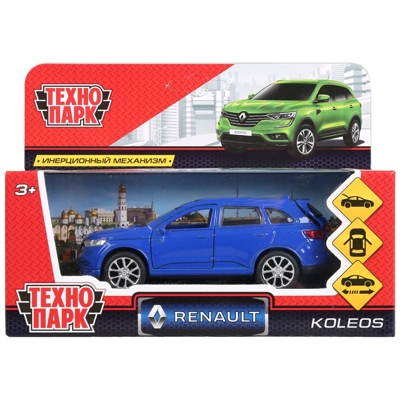 Машина металлическая Технопарк RENAULT KOLEOS, арт. KOLEOS-BU, производитель Симбат, ISBN 469-0-59016-266-8 № 1