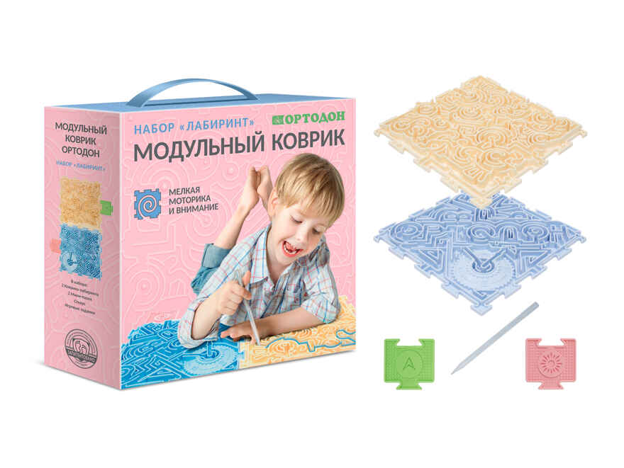 Модульный коврик ОРТОДОН набор Лабиринт, арт. 4603312282087, производитель Ортодон, ISBN 460-3-31228-208-7, № 12
