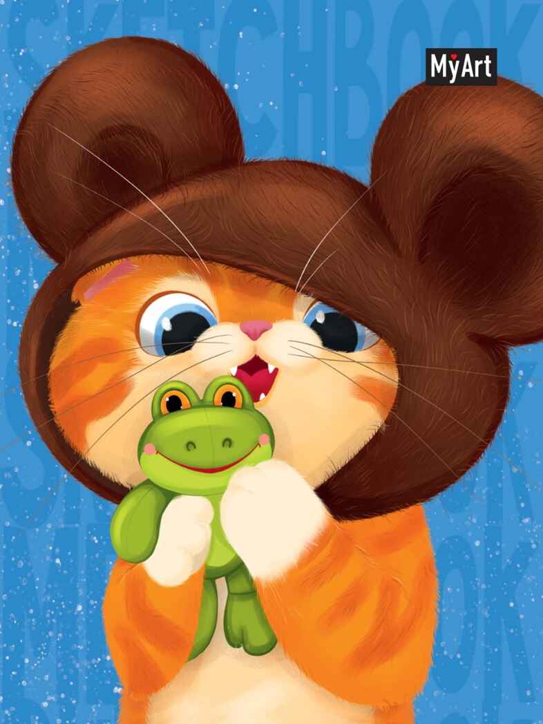 MyArt. MeowBook Скутчбук. Плюшевый котик, производитель Проф-Пресс , ISBN 467-0-15904-144-3, № 1
