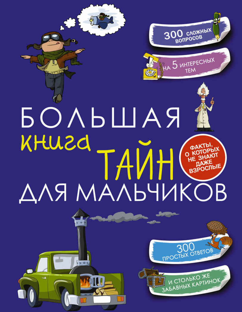 Большая книга тайн для мальчиков. Пирожник С.С. Копилка секретов, производитель АСТ , ISBN 978-5-17090-368-9, № 1