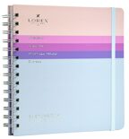 Скетчбук  Curly aquarelle gradient touch, арт. LXSBCA195-GT, производитель ФАРМ, ISBN 460-2-72315-363-4, № 1
