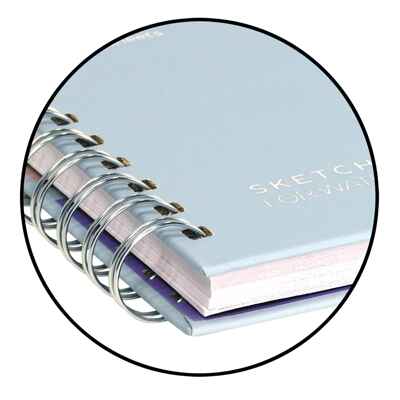 Скетчбук  Curly aquarelle gradient touch, арт. LXSBCA195-GT, производитель ФАРМ, ISBN 460-2-72315-363-4№ 5
