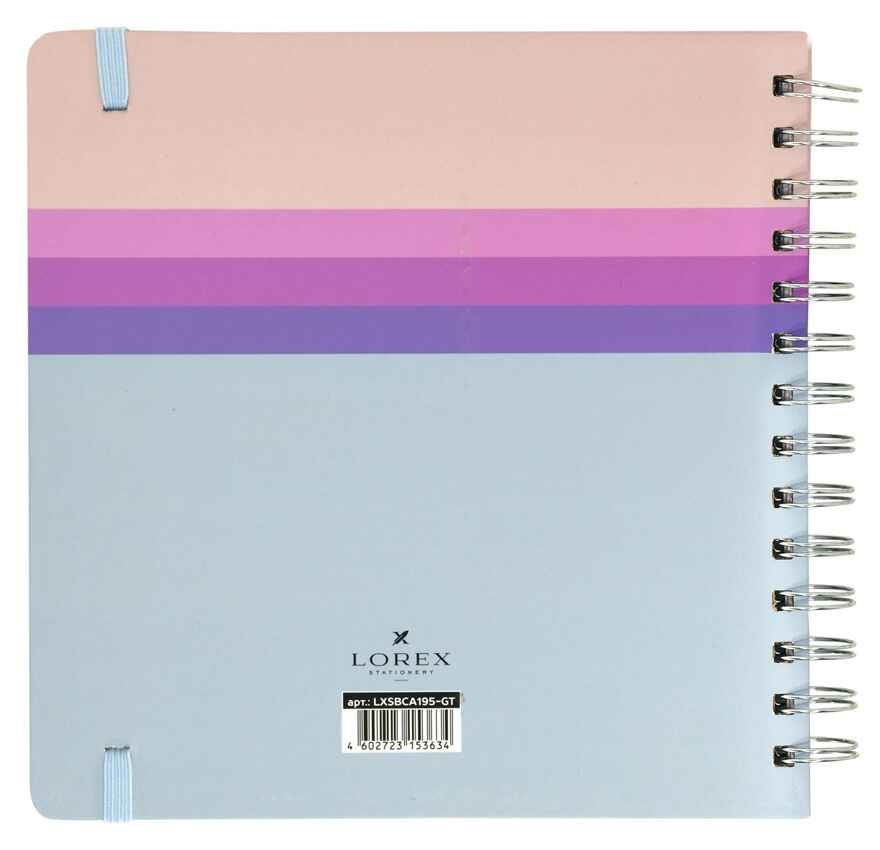 Скетчбук  Curly aquarelle gradient touch, арт. LXSBCA195-GT, производитель ФАРМ, ISBN 460-2-72315-363-4, № 9