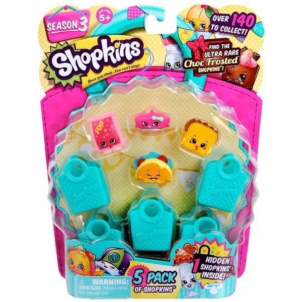 Shopkins 5 шт. в блистере, арт. 56030, производитель Moose (Мауз), ISBN 63-0-99656-030-3, № 1