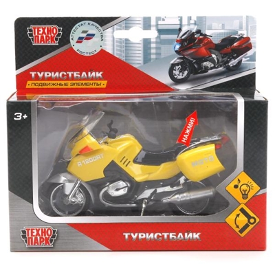 Модель Технопарк Мотоцикл туризм свет+звук, арт. 586856-R, производитель Симбат, ISBN 469-0-59012-256-3№ 2