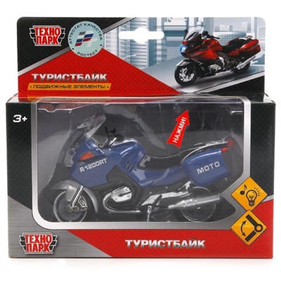 Модель Технопарк Мотоцикл туризм свет+звук, арт. 586856-R, производитель Симбат, ISBN 469-0-59012-256-3№ 3