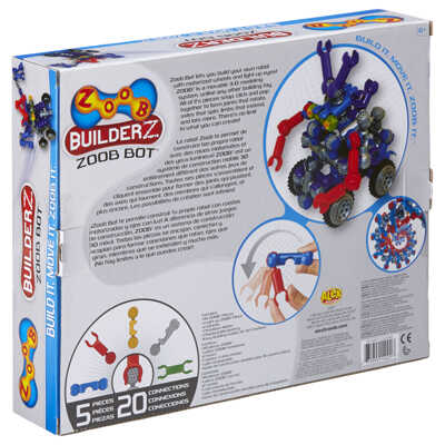 Конструктор ZOOB Builder-Z ZOOB BOT Building Set , арт. 0Z14001TL, производитель ZOOB (Зуб), ISBN 63-5-69414-001-7№ 2