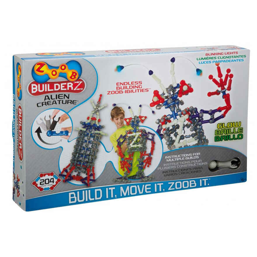 Конструктор ZOOB  Builder-Z GLOW Alien Creature , арт. 14002, производитель ZOOB (Зуб), ISBN 63-5-69414-002-4, № 1